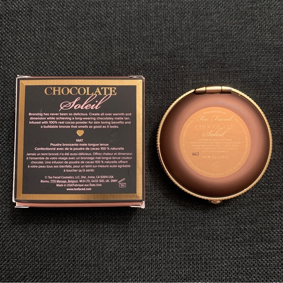NEW TOO FACED Chocolate Soleil Matte Bronzer - Full Size - Picture 2 of 5